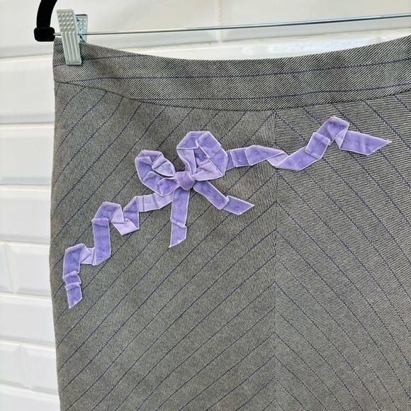 Vintage Harvé Benard Wool A-Line Skirt Size 12 - Picture 4 of 5